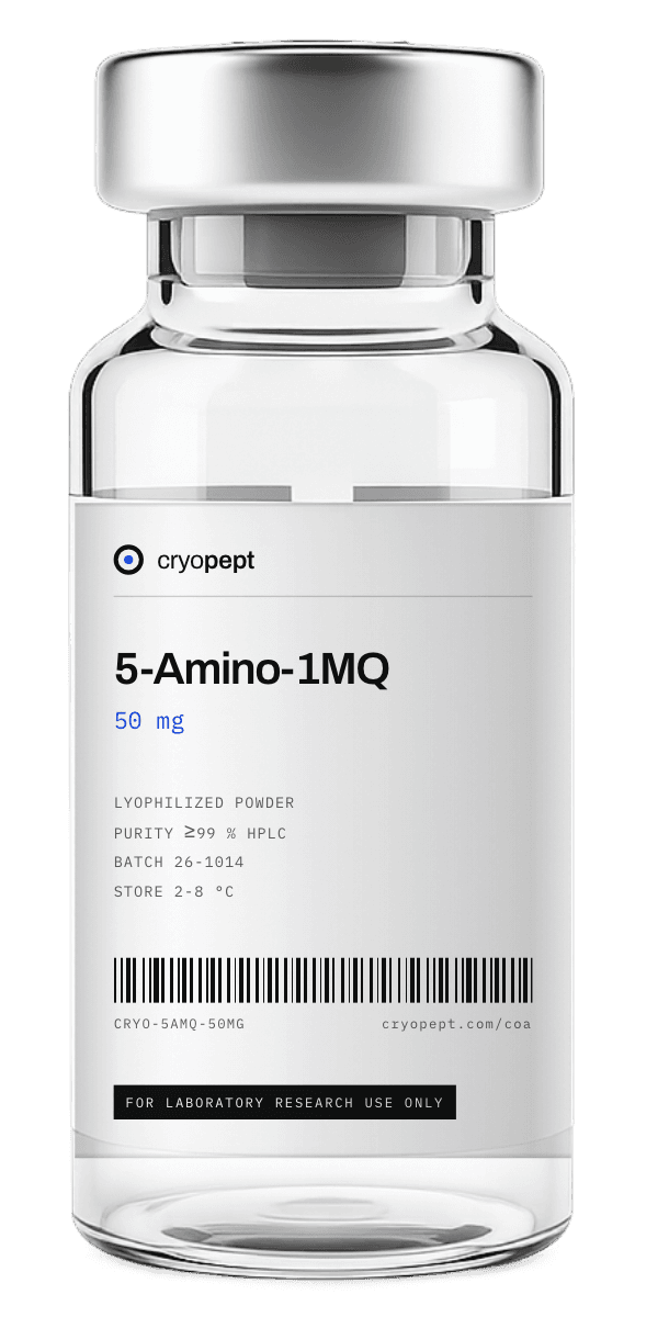 5-Amino-1MQ 50 mg vial - Cryopept Labs