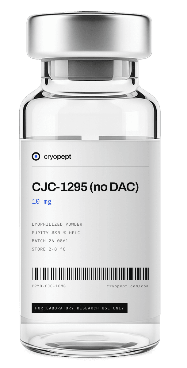 CJC-1295 (no DAC) 10 mg vial - Cryopept Labs