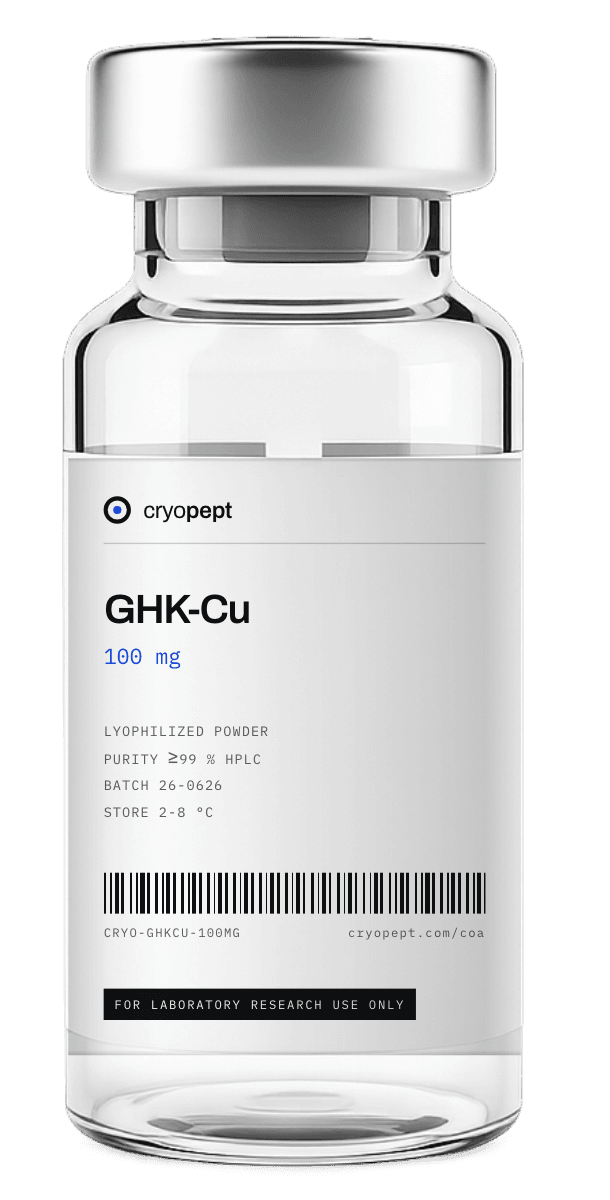 GHK-Cu 100 mg vial - Cryopept Labs