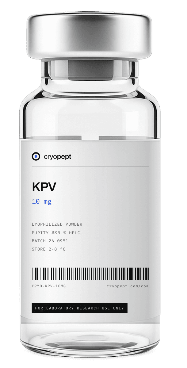 KPV 10 mg vial - Cryopept Labs