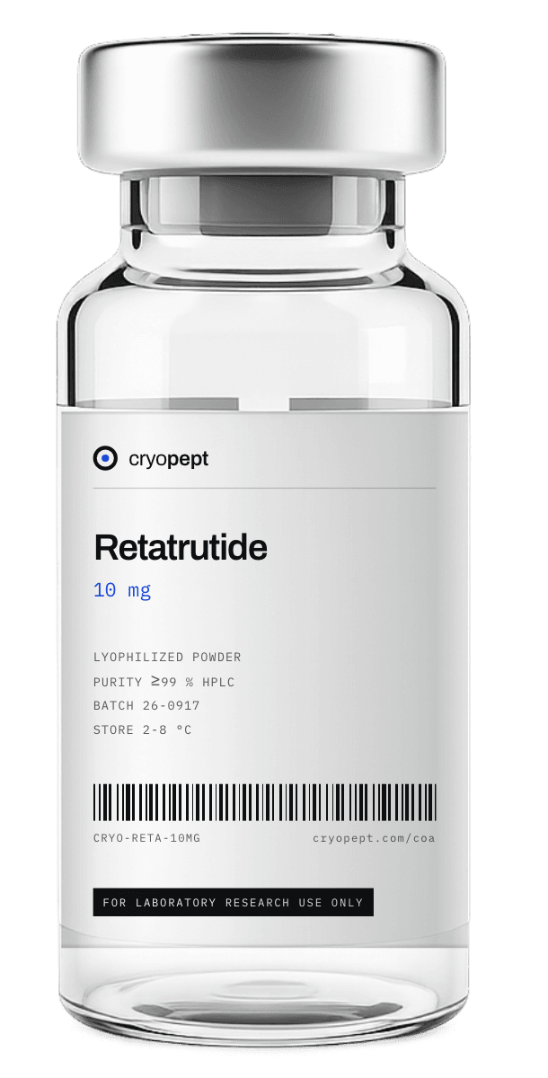Retatrutide 10 mg vial - Cryopept Labs