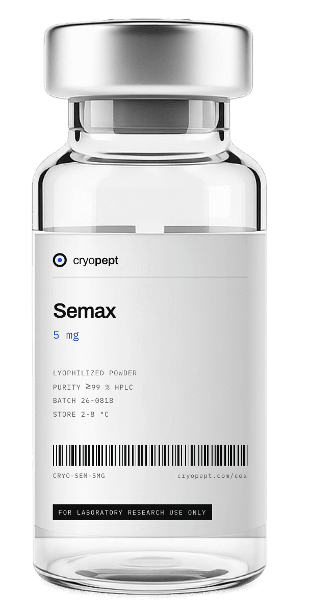Semax 5 mg vial - Cryopept Labs